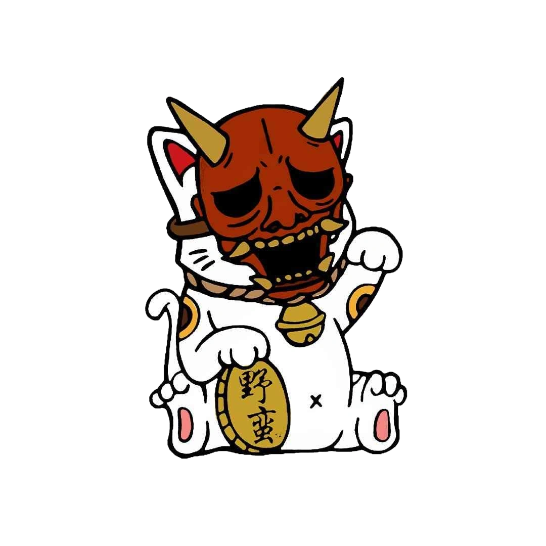 Monster Cat Sticker